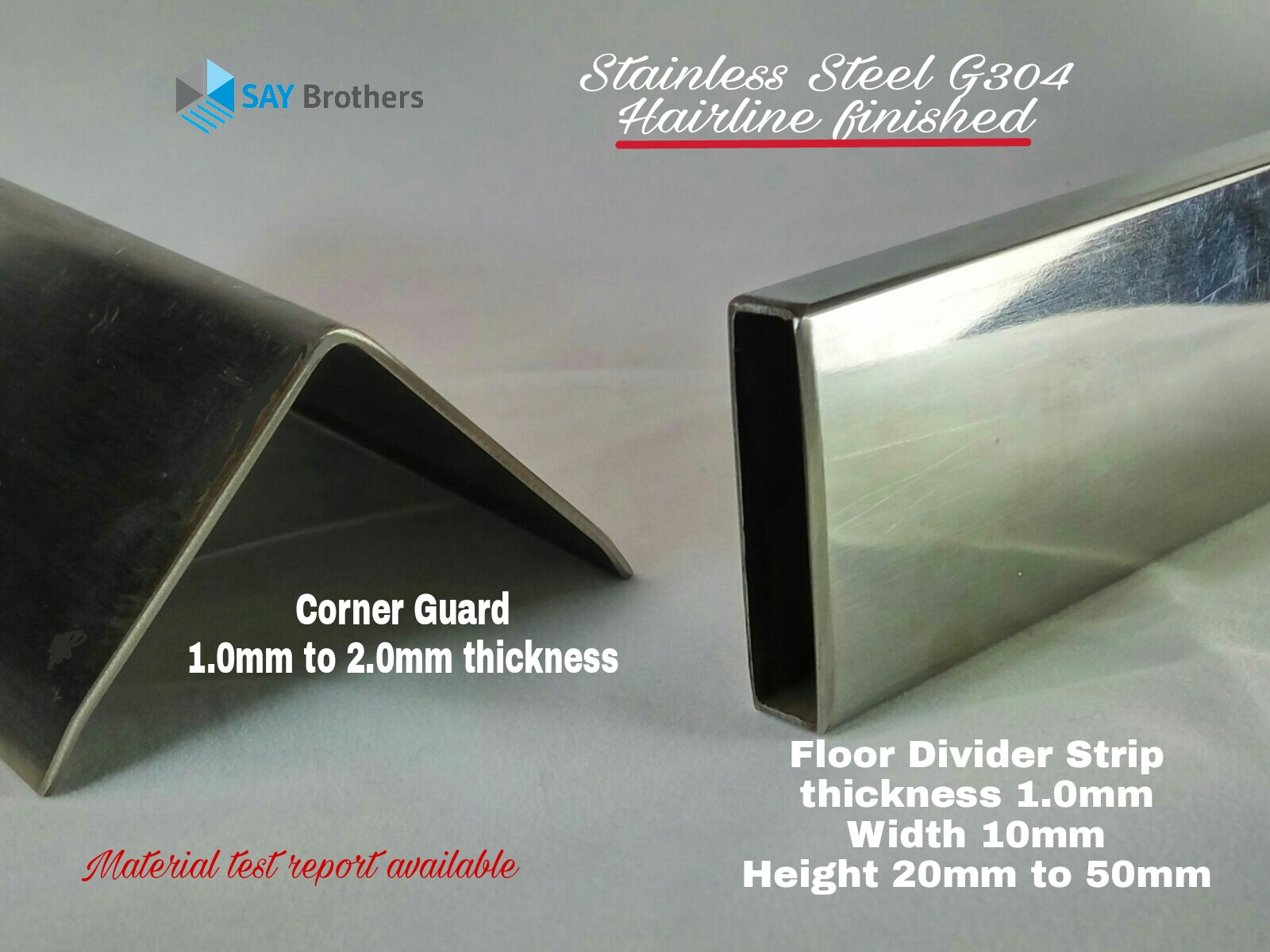 Stainless Steel Floor Strip | Say Brothers