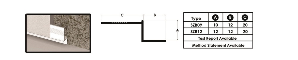 Z-BEAD FOR CEILING AND FLOOR APPLICATION – S.A.Y Brothers Building